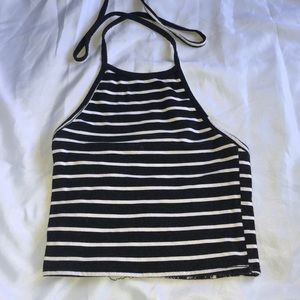 Reversible halter tank top